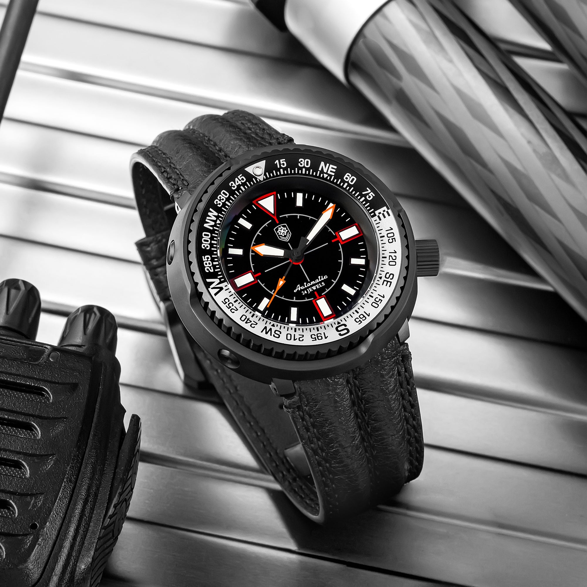 Thorn Titanium NH34 GMT Diver Watch T015 – Thorn Watch Official Store