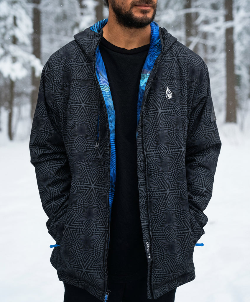 Sanador Obsidian Jacket by Luke Brown - Threyda Art and Apparel