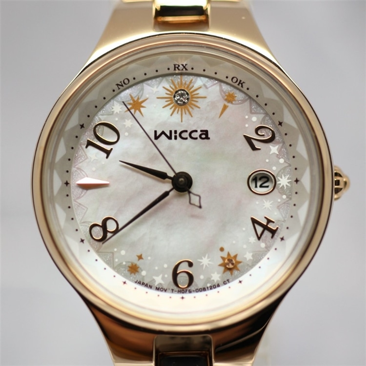 wicca】プレゼントにオススメ 魔法のように煌く電波ソーラー時計 KS1