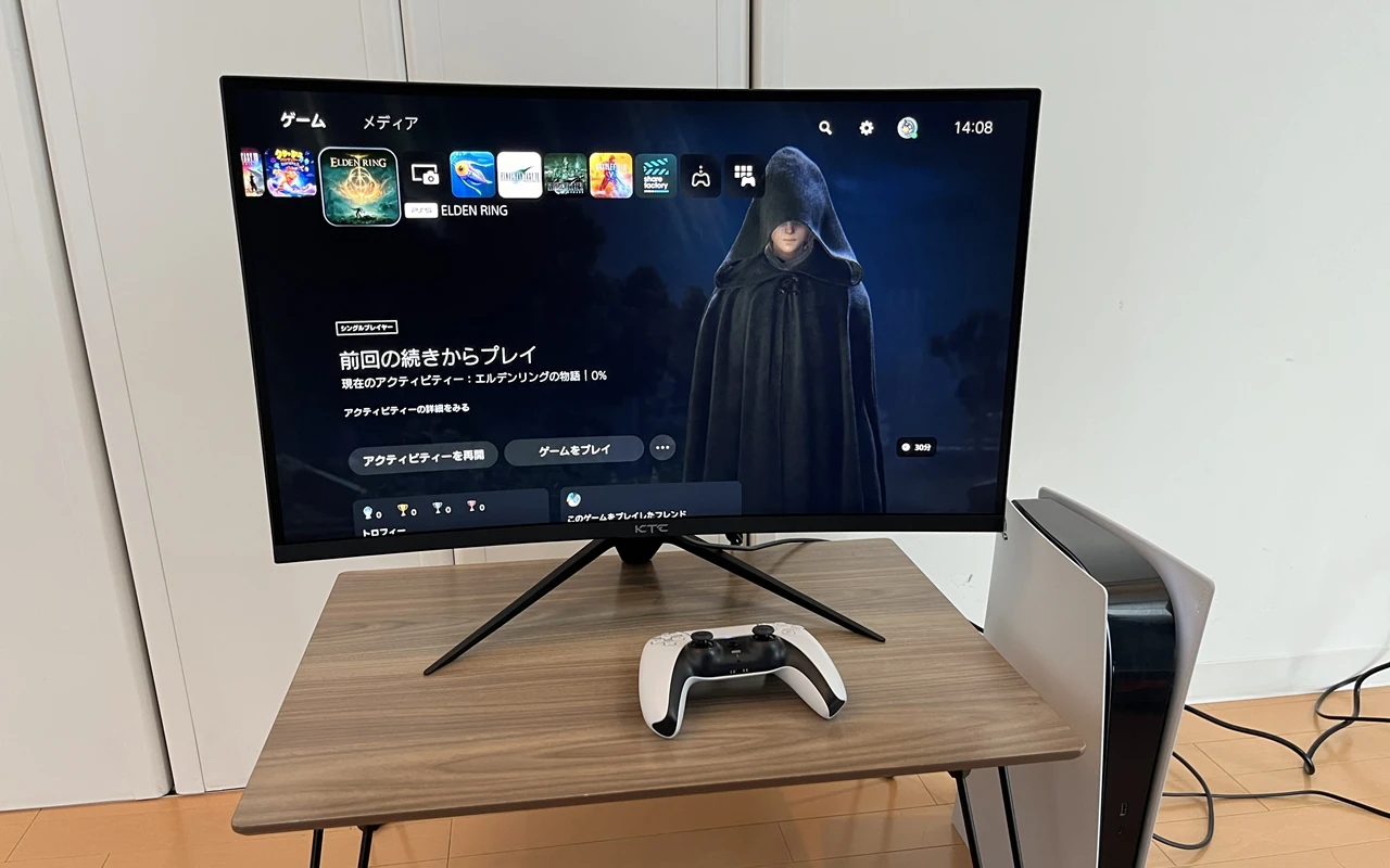 2万円台でWQHD・180Hz対応、高コスパ湾曲ゲーミングモニター『KTC