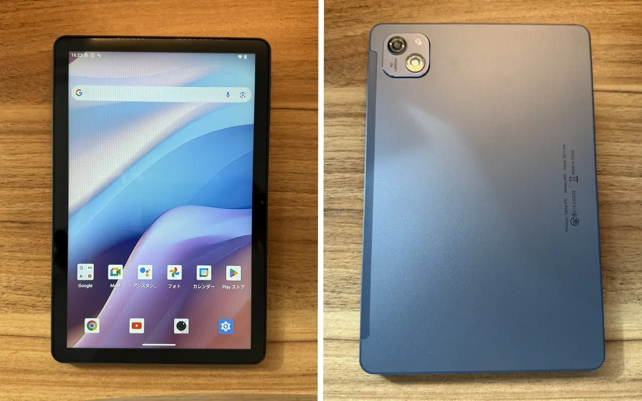 AvidPad A60』レビュー、1万円台前半で購入可能、UNISOC T615搭載の