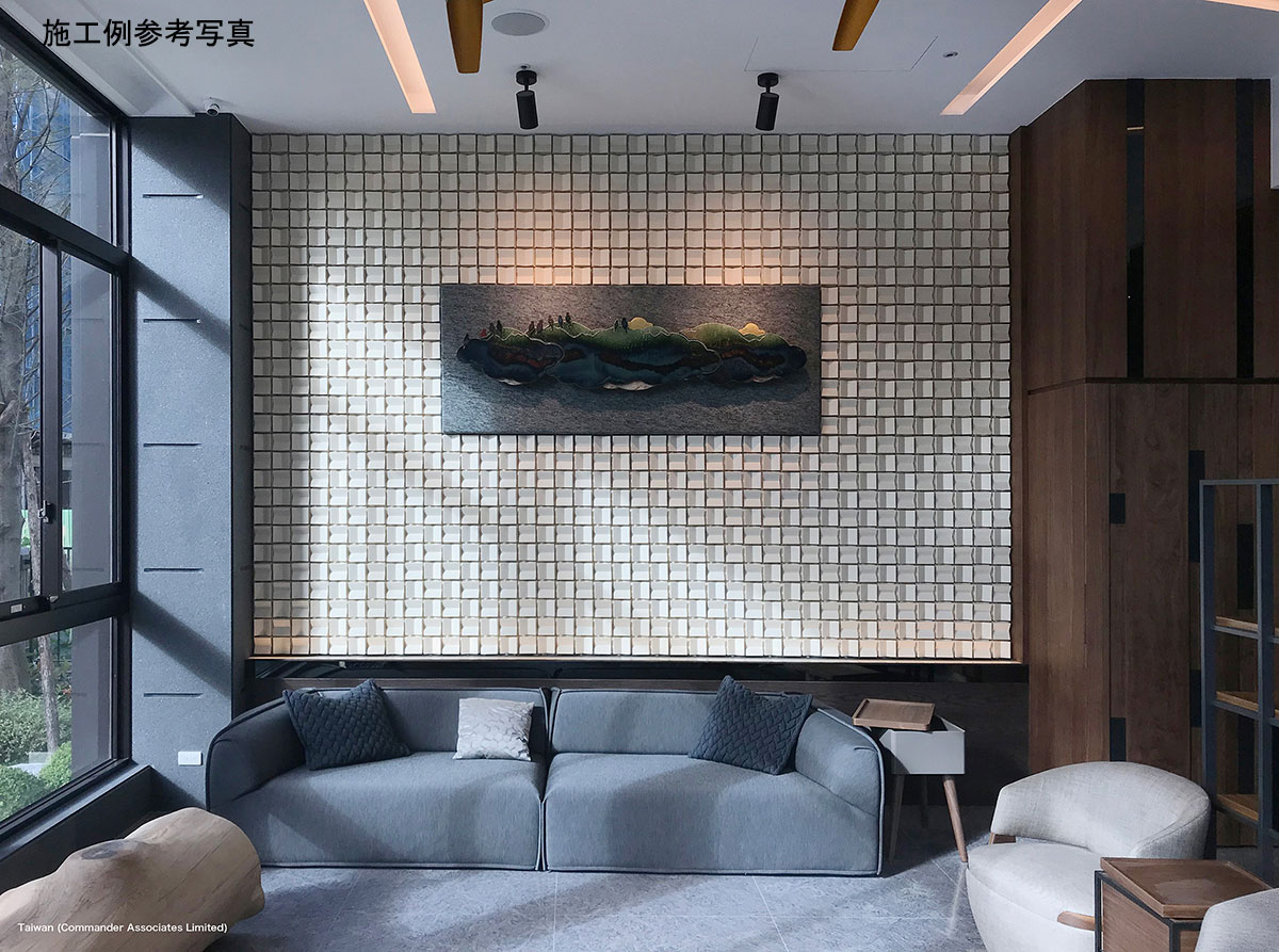 壁タイル バタフライ 115×95角特殊形状 白土 29809KEZ | タイルライフ