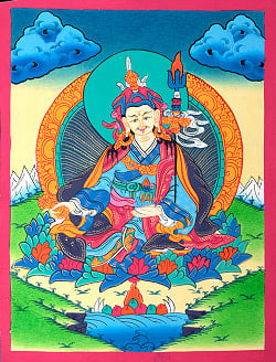 一点物〕タンカ - 六字咒観音菩薩像 51x67 の通販[送料無料