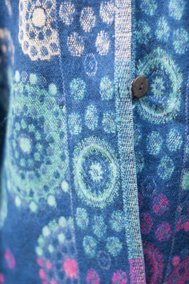 フード付き花柄ふわふわポンチョ の通販 - TIRAKITA.COM