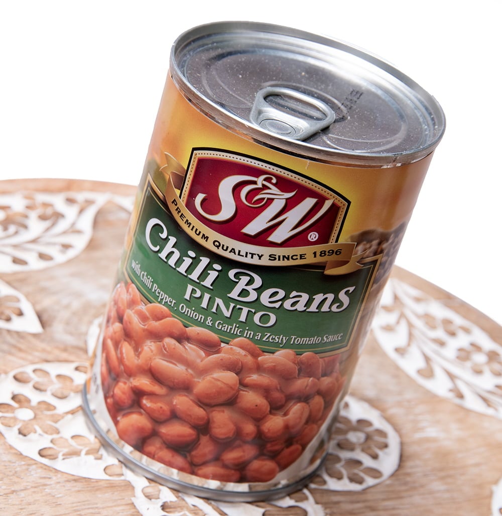缶凹み品）チリビーンズ 缶詰 - Chili Beans 【439g】 S&W の通販