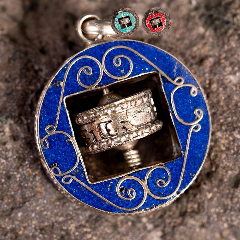 全4種】いつでもどこでも徳を積む！マニ車のペンダント の通販