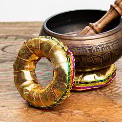 5色展開】シンギングボウル 小物用台座 10cm x 10cm程度 おりん 仏壇