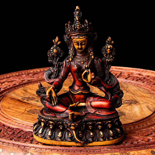 カディラヴァーニー・ターラー（グリーンターラー） 多羅菩薩 - 赤茶