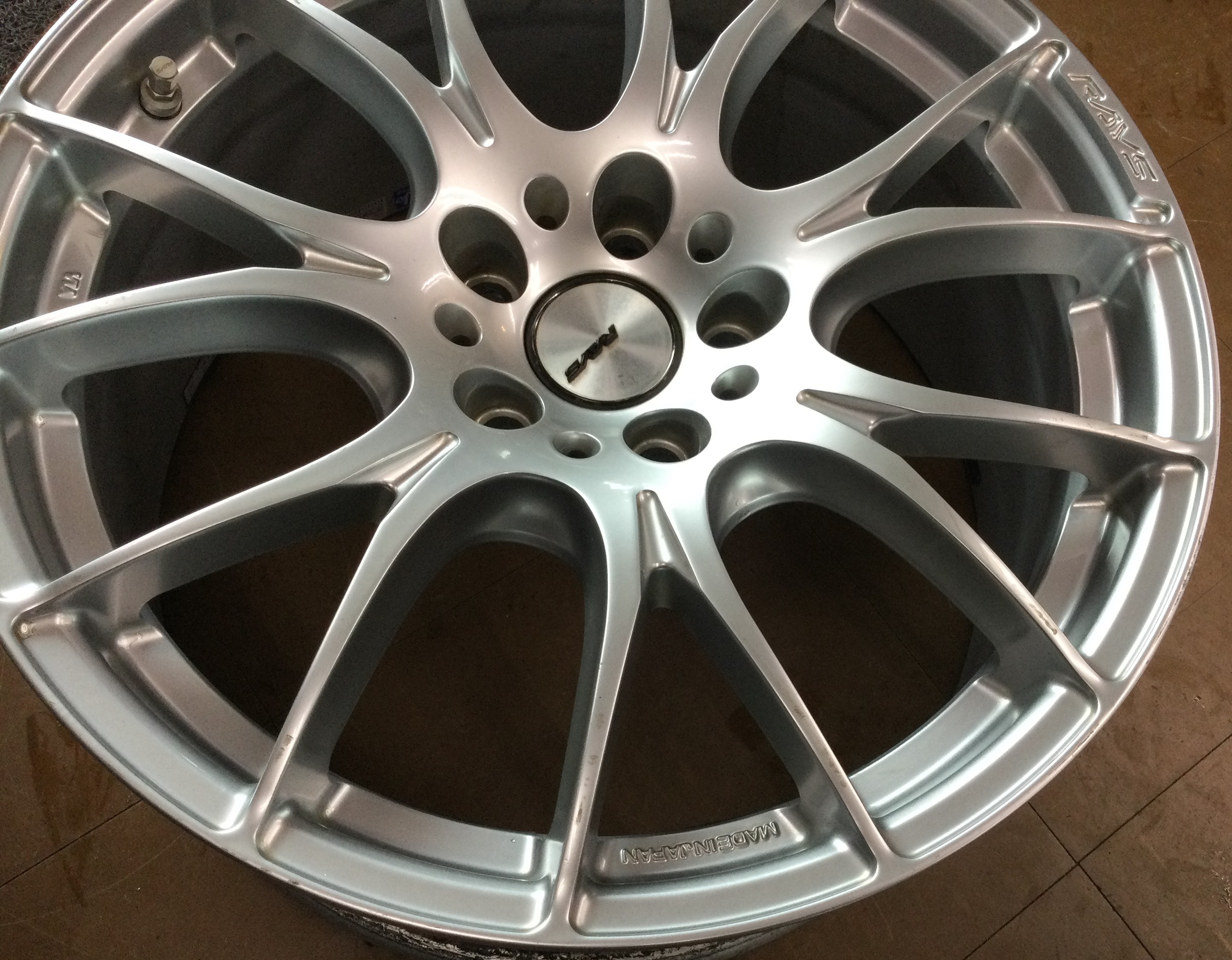 alt2667 中古 RAYZ ホムラ 2×7 18インチ アルミホイール4本セット 商品