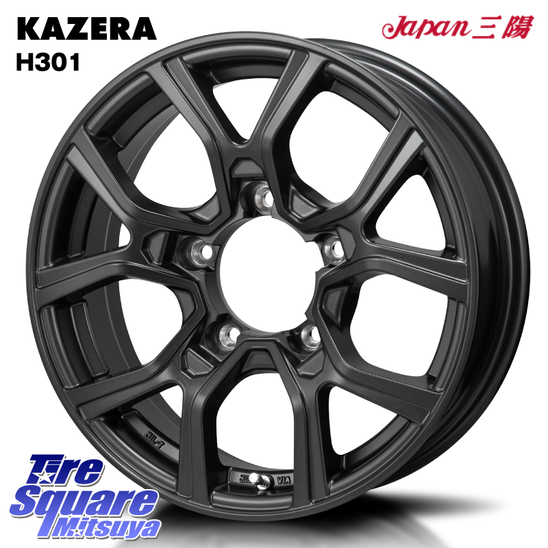Japan三陽 KAZERA H301 ホイール 4本 16インチ の詳細情報 | タイヤ