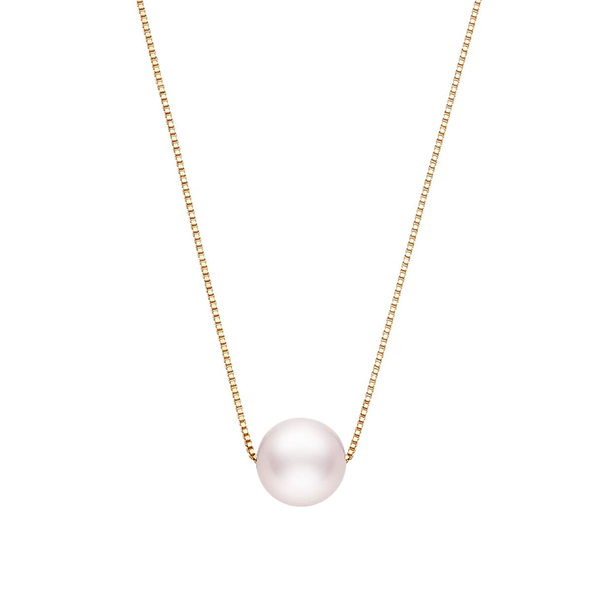 K18ピンクゴールドアコヤ真珠ネックレス（6.5mm）(RPN665-002