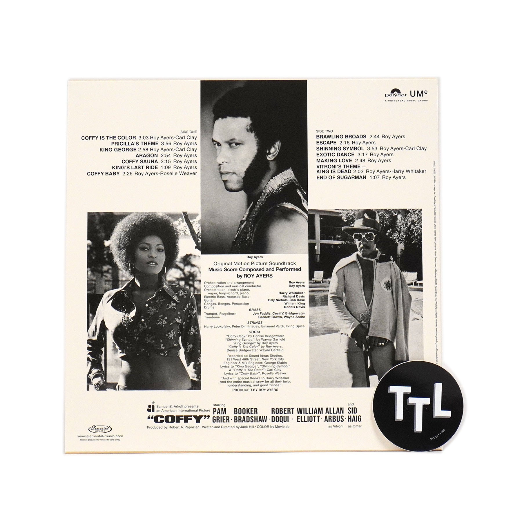 Roy Ayers: Coffy Original Soundtrack Vinyl LP – TurntableLab.com