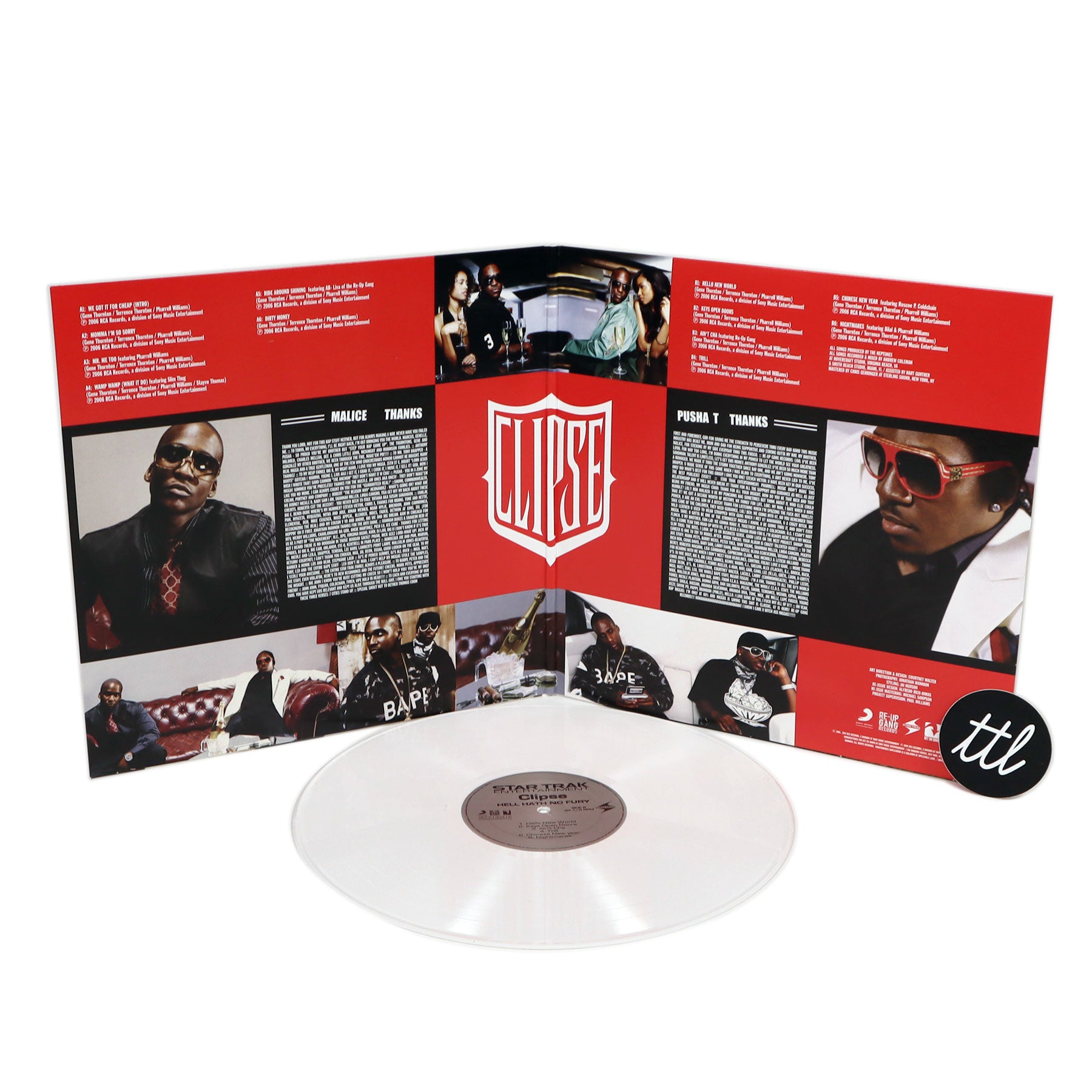 Clipse: Hell Hath No Fury (Colored Vinyl) Vinyl LP – TurntableLab.com