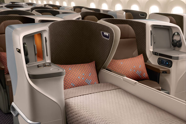 シンガポール航空 ボーイング787-10 フラップダウン仕様 み*る様