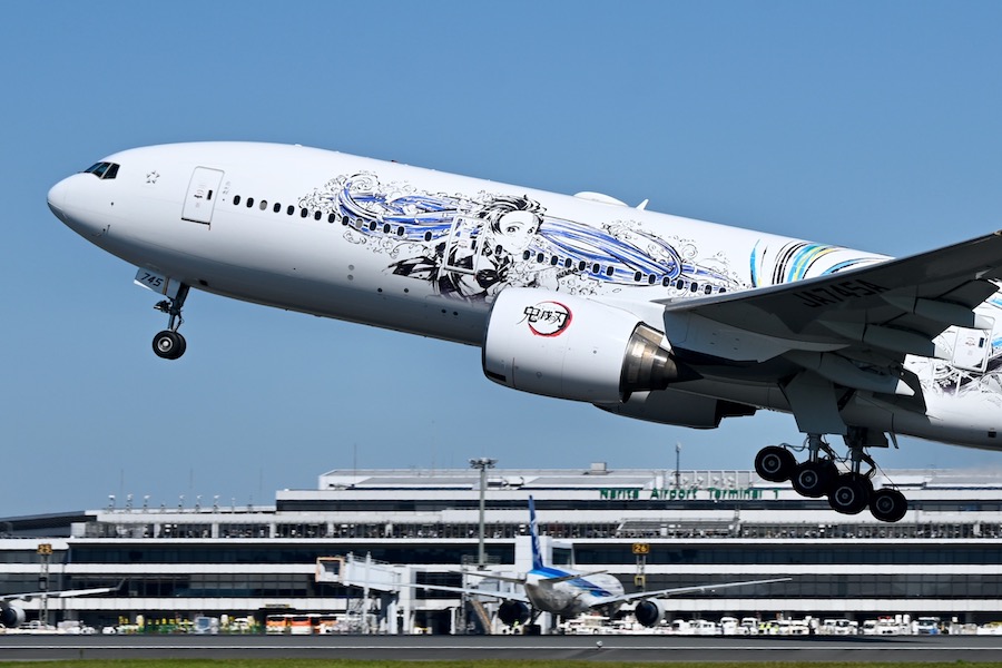 ANA B767-300ER 鬼滅の刃じぇっと壱 1/200 新品未開封匿名配送 ANA