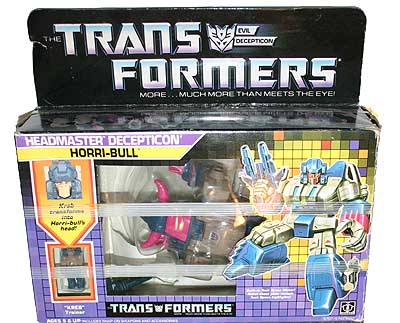 Headmasters Horri-Bull (Transformers, G1, Decepticon