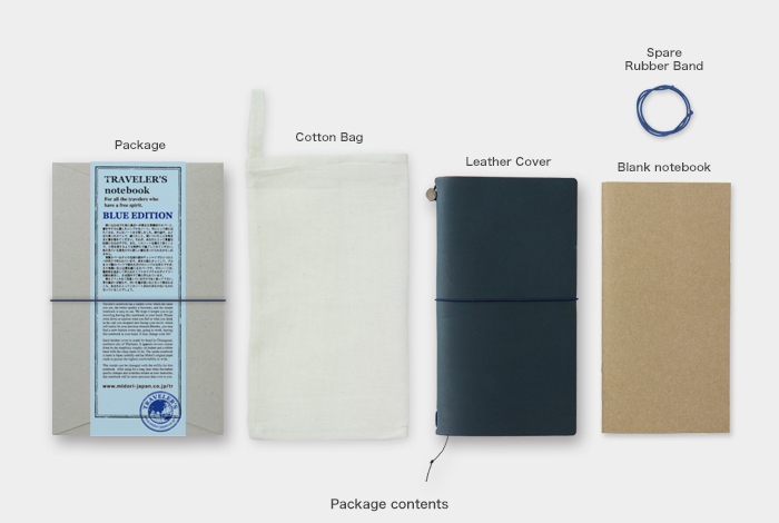 TRAVELER'S notebook Blue Edition トラベラーズノート ブルー