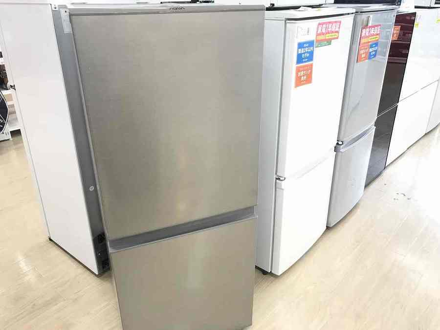 ☆美品 中古☆AQUA 126L 冷蔵庫【AQR-13G-S】FYBB AQUA 126L冷蔵庫 AQR-13G