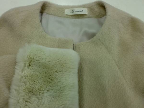 Snidel(スナイデル)のラビットファーAラインウールコート入荷です