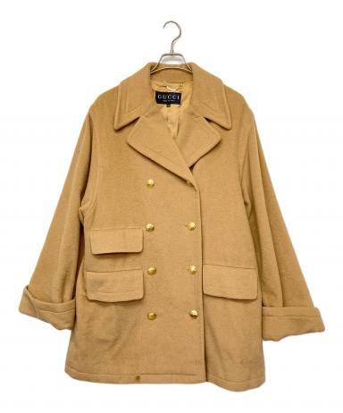 中古・古着通販】GUCCI (グッチ) コート ブラウン サイズ:40｜ブランド