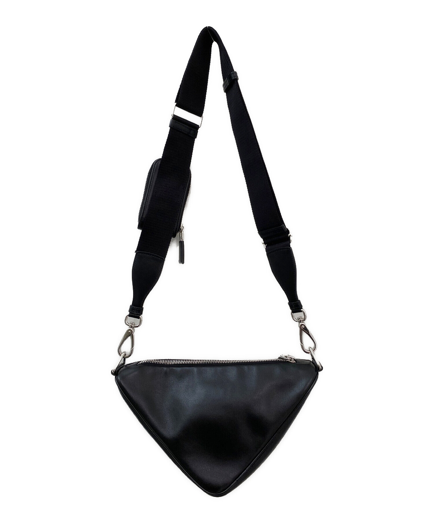 中古・古着通販】PRADA (プラダ) トライアングルレザーショルダー