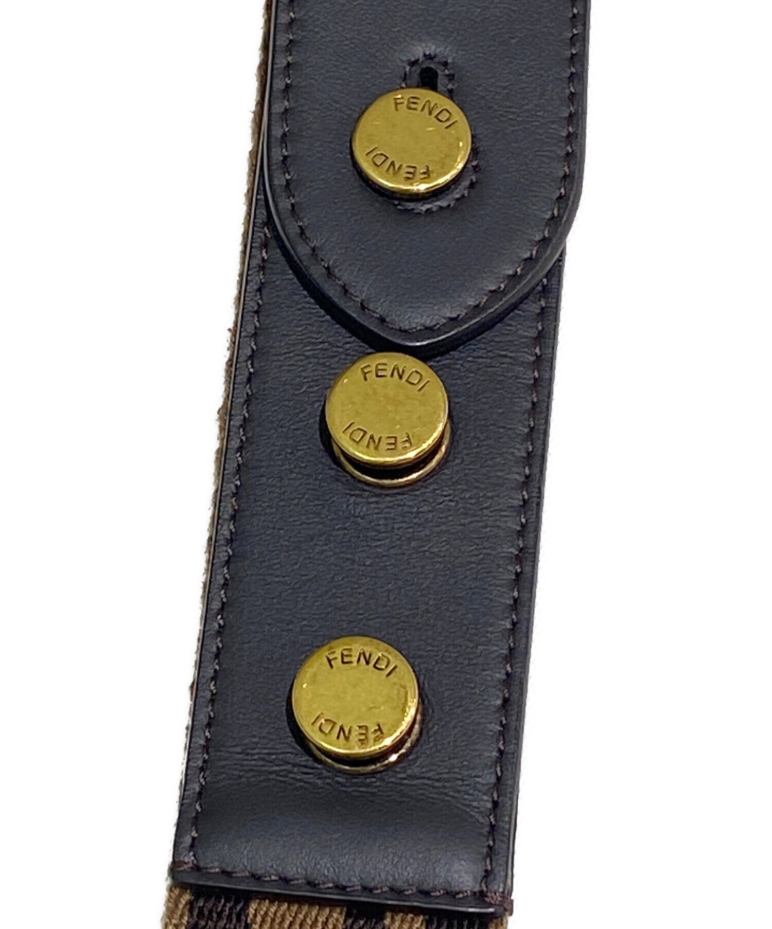 中古・古着通販】FENDI (フェンディ) ショルダーストラップ ブラウン