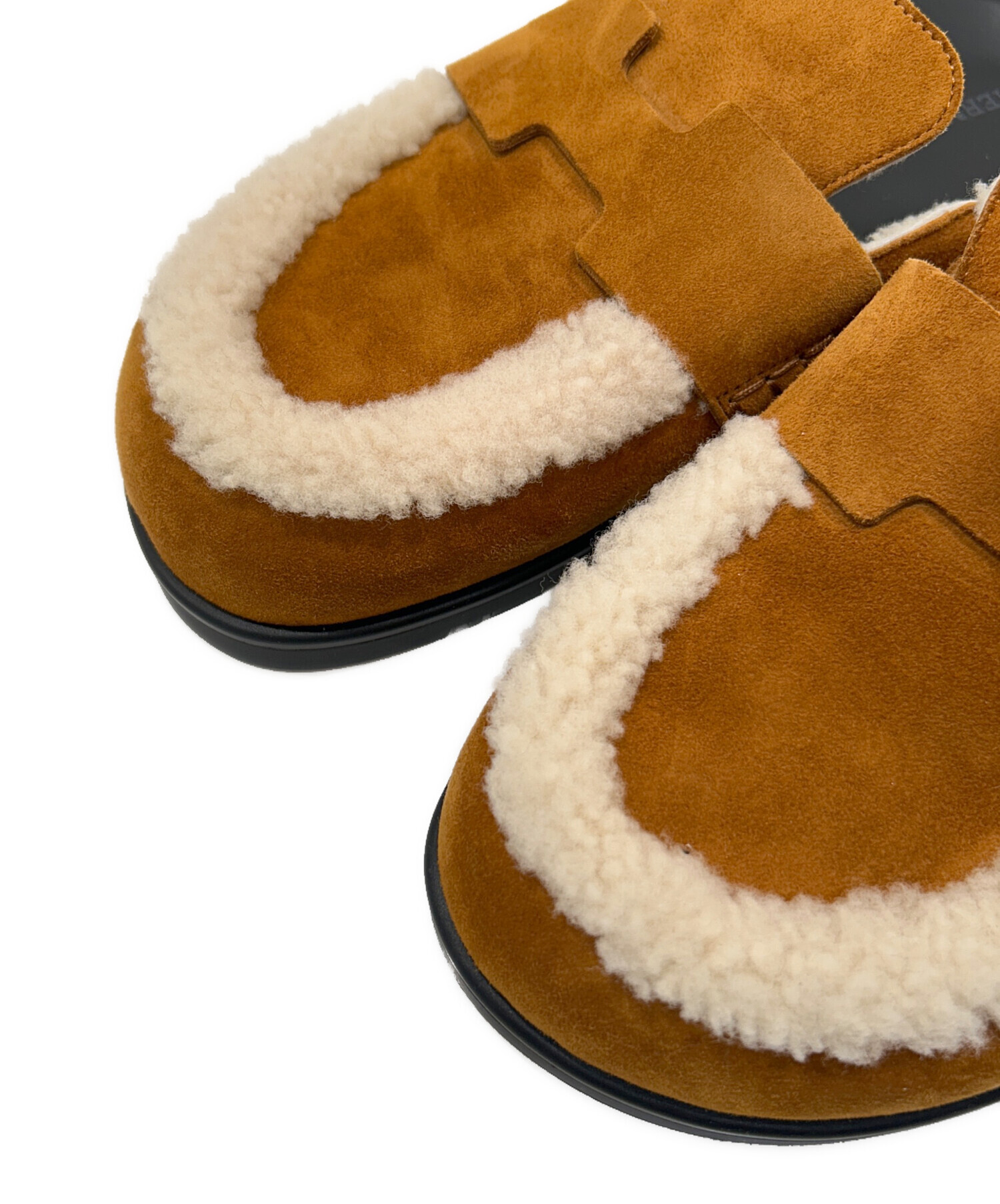 中古・古着通販】HERMES (エルメス) ゴー ミュール ブラウン サイズ:37