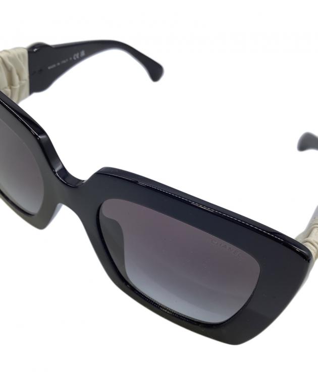 中古・古着通販】CHANEL (シャネル) スクエアサングラス ブラック