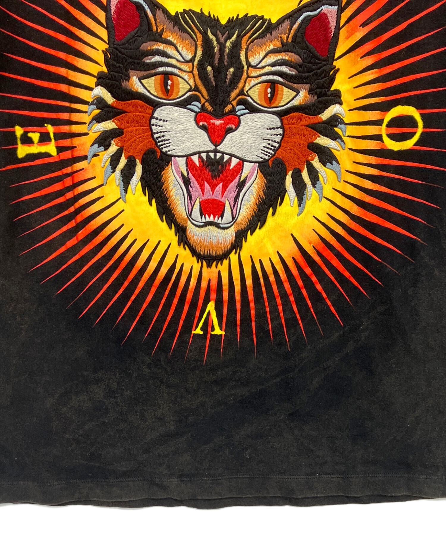 中古・古着通販】GUCCI (グッチ) アングリーキャット 刺繍 両面