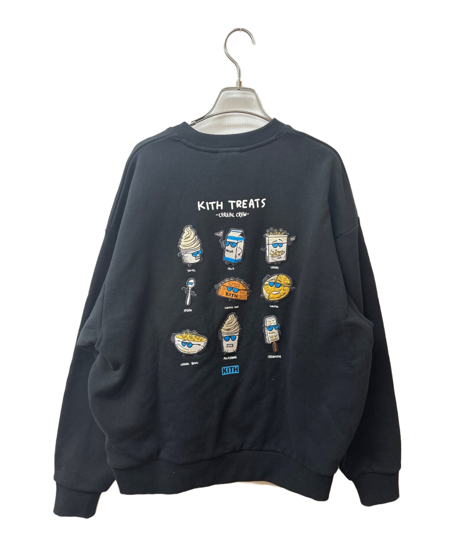 中古・古着通販】KITH (キス) クルーネックスウェット ブラック サイズ
