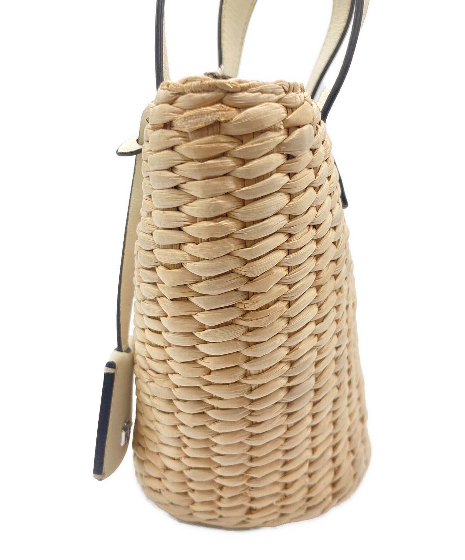 RALPH LAUREN コンチョボタン付ウエスタンカゴバッグ LAUREN RALPH