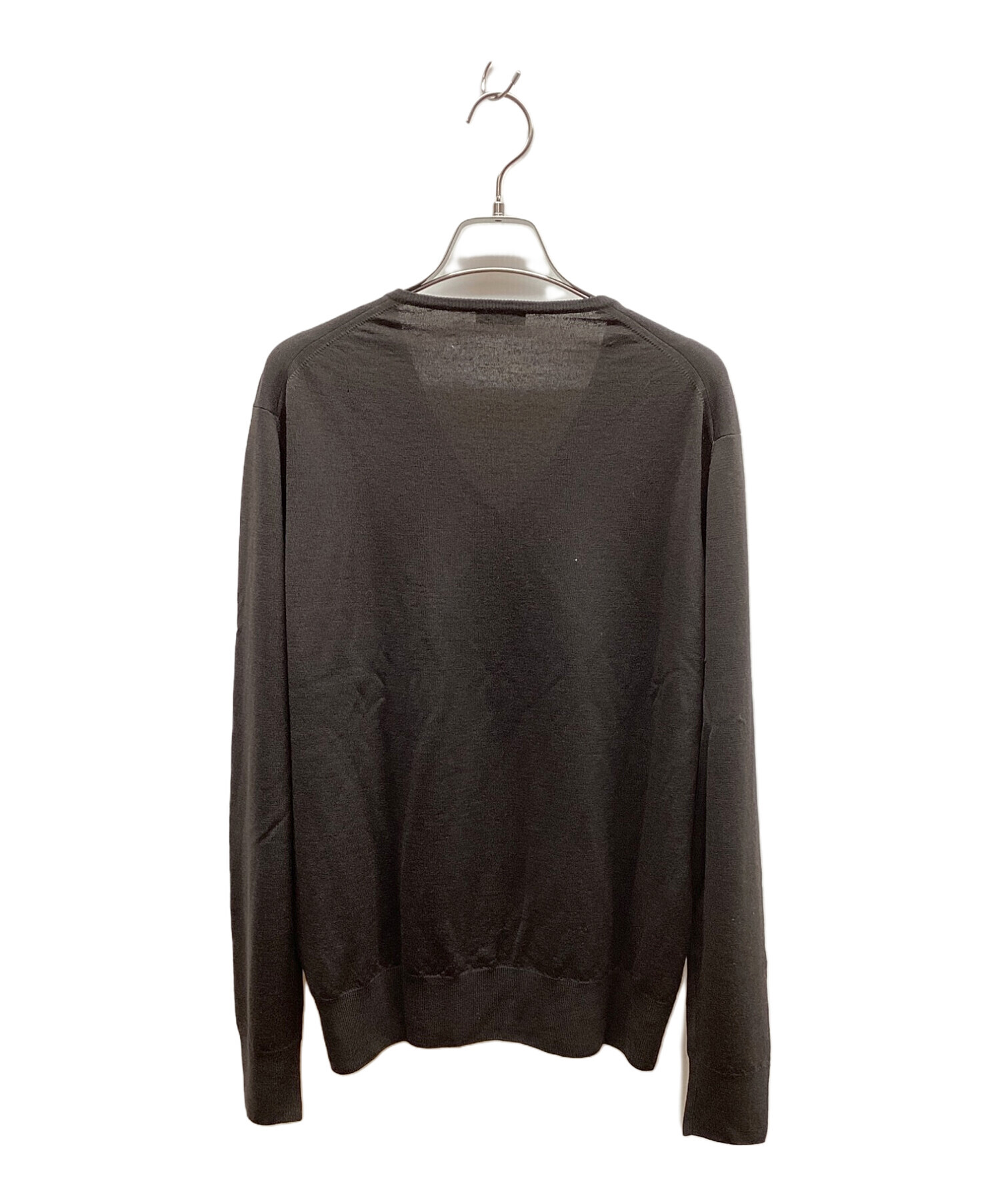 中古・古着通販】Cruciani (クルチアーニ) Vネックニット ブラウン