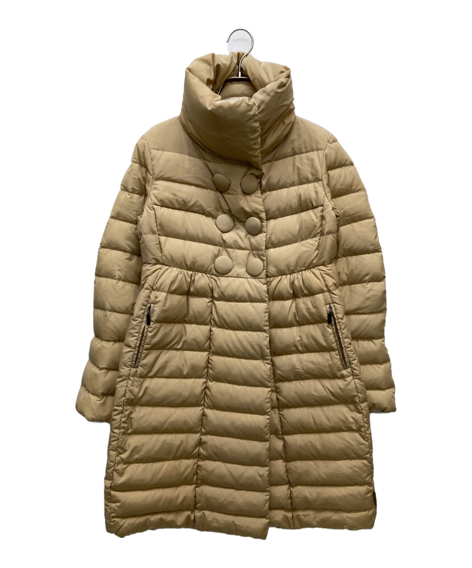 中古・古着通販】MONCLER (モンクレール) ダウンコート ベージュ