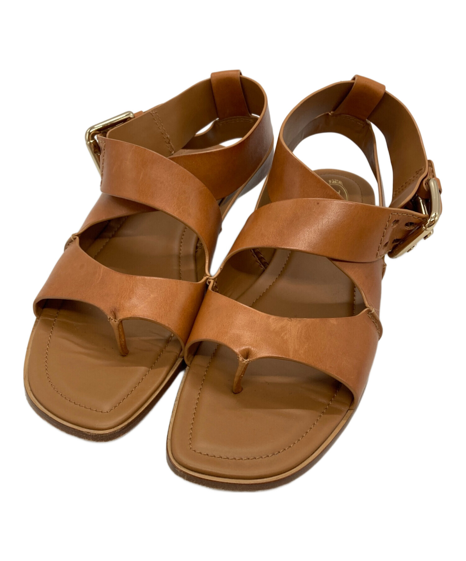 中古・古着通販】TOD'S (トッズ) バックルフラットトングサンダル