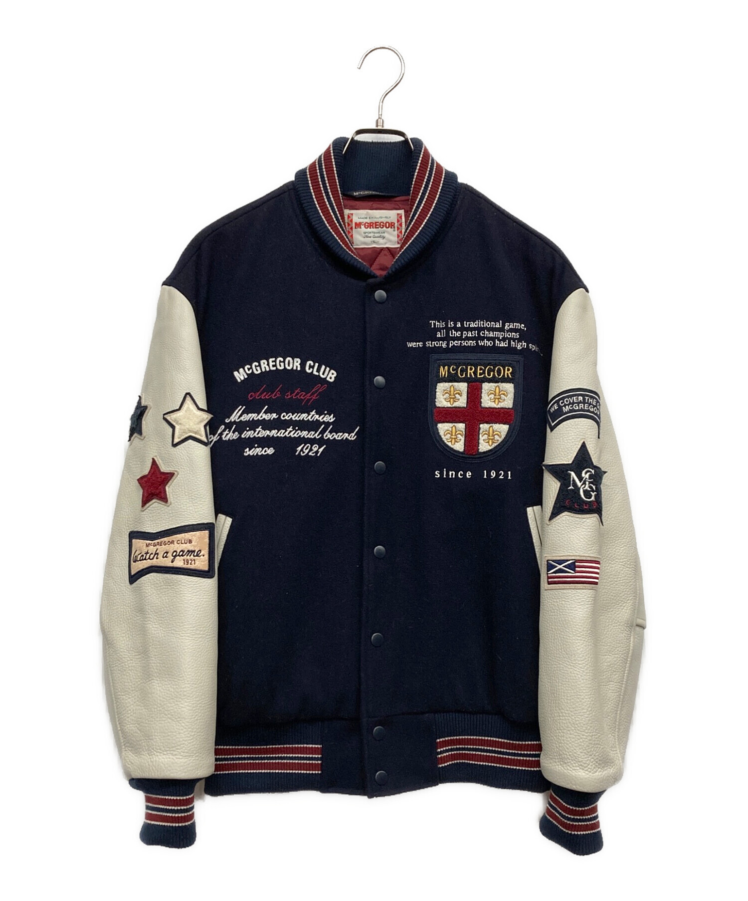 中古・古着通販】McGREGOR (マクレガー) スタジャン ネイビー サイズ:L