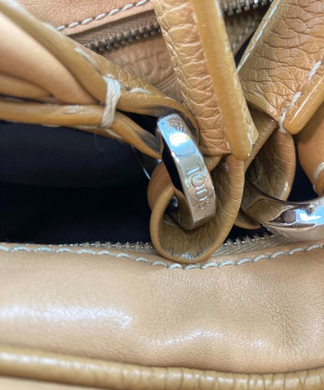 中古・古着通販】TOD'S (トッズ) レザーワンショルダーバッグ ベージュ