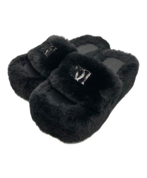 中古・古着通販】Darich (ダーリッチ) プラットフォームファーサンダル