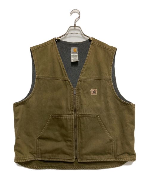 中古・古着通販】CarHartt (カーハート) ダックベスト カーキ サイズ