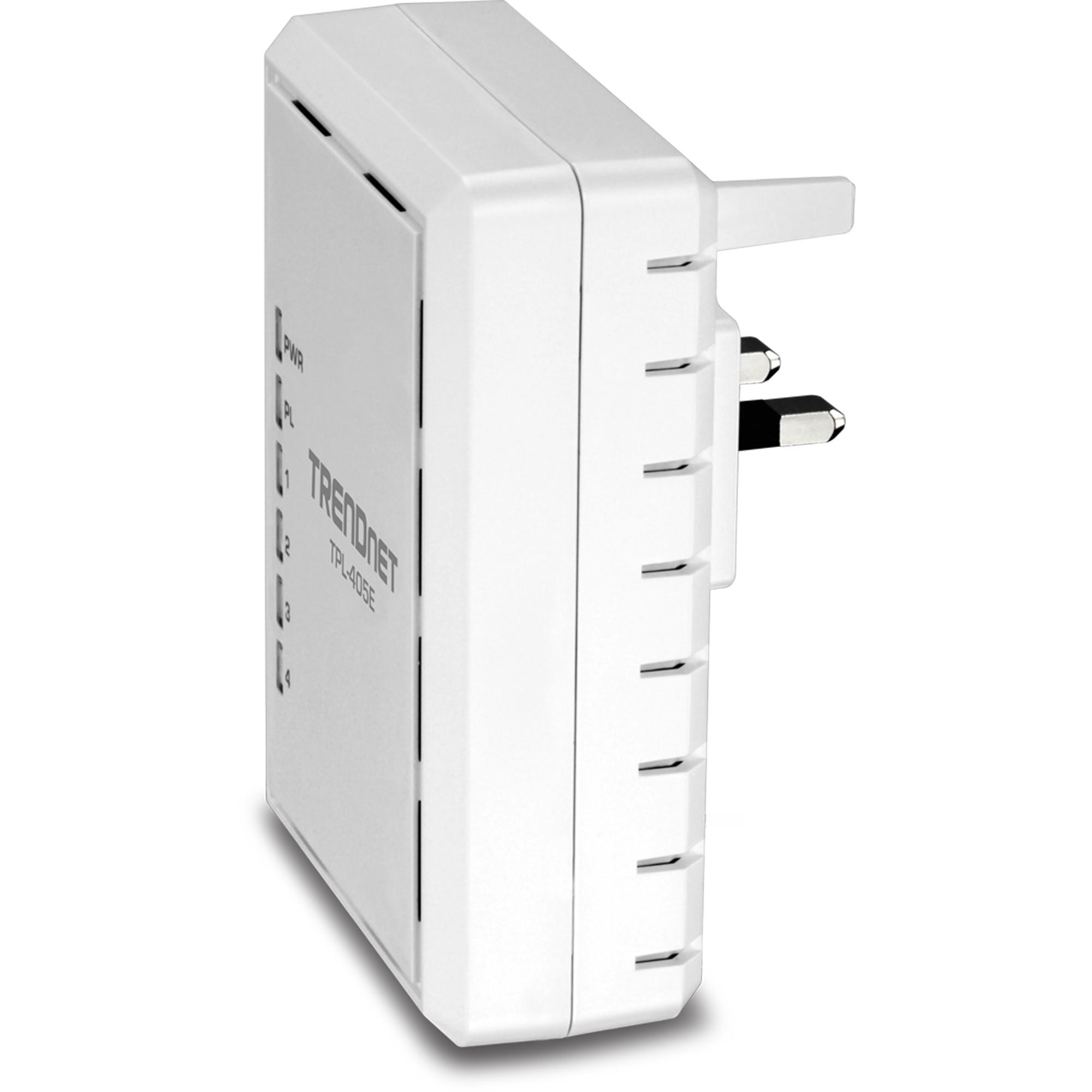 4-Port Powerline 500 AV Adapter - TRENDnet TPL-405E
