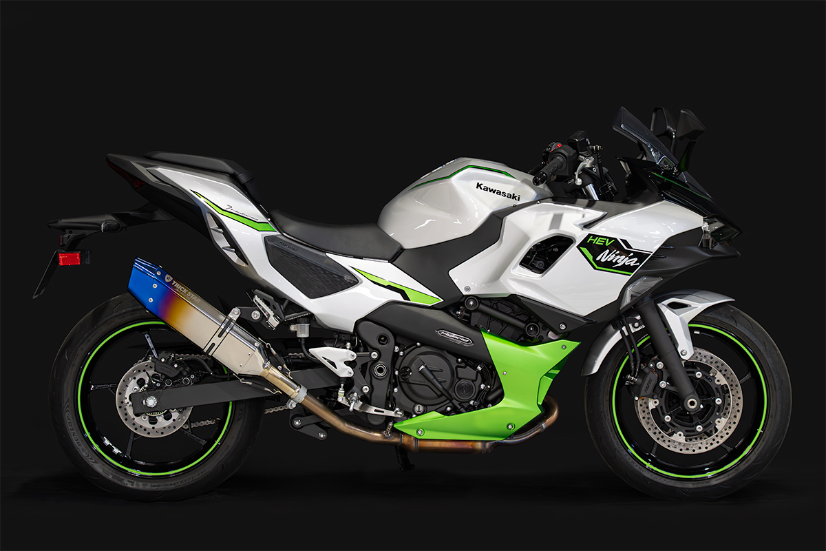 トリックスター / Ninja 7 hybrid 政府認証スリップオンマフラーIKAZUCHI