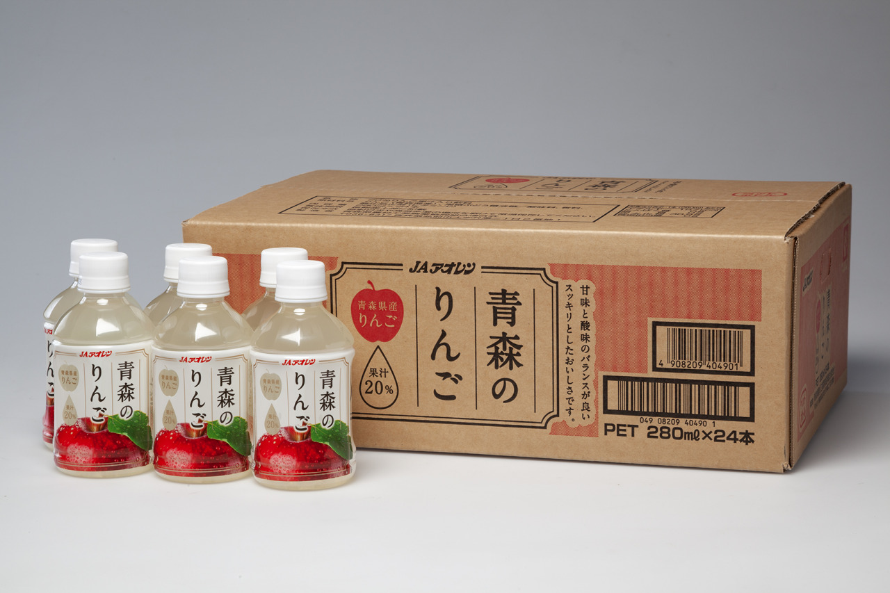 青森のりんご 280ml×24本｜県産品（青森県農村工業農業協同組合連合会