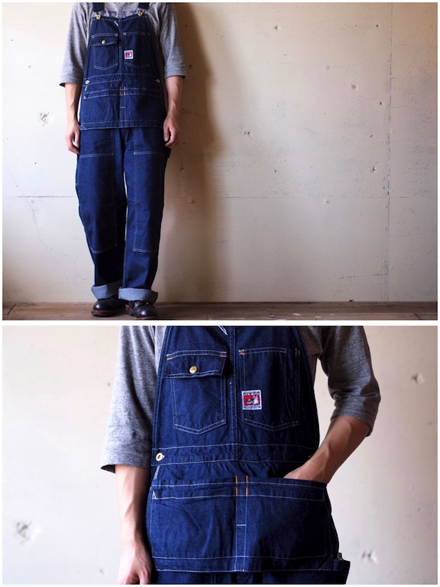 TCB jeans] HANDYMAN PANTS, Denim / エプロン付きオーバーオール
