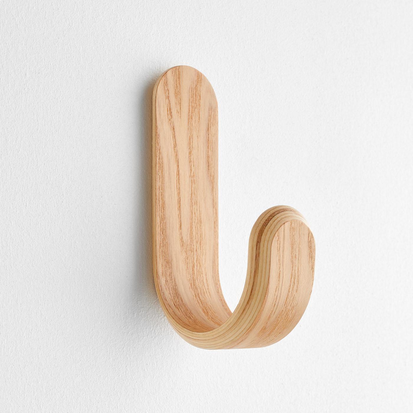 Curve Ash Wall Hook by Normann Copenhagen | Unison