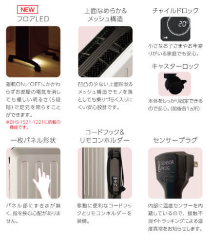 コロナ CHS-15A(KR) オイルレスヒーター ノイルヒート ウエダ金物