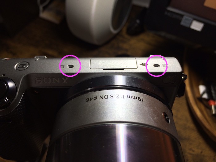 動画撮影に使っているカメラ、SONYのNEX-5Rに専用のマイクを付けてみた