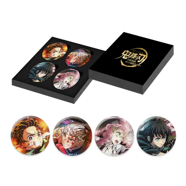 鬼滅の刃 ワールドツアー 上弦集結 44mm缶バッジ 黒死牟 鬼滅の刃