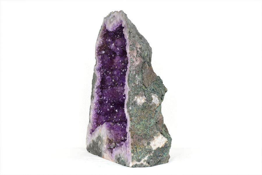 アメジストドーム 背面セメント加工無し｜原産地より直輸入｜紫水晶