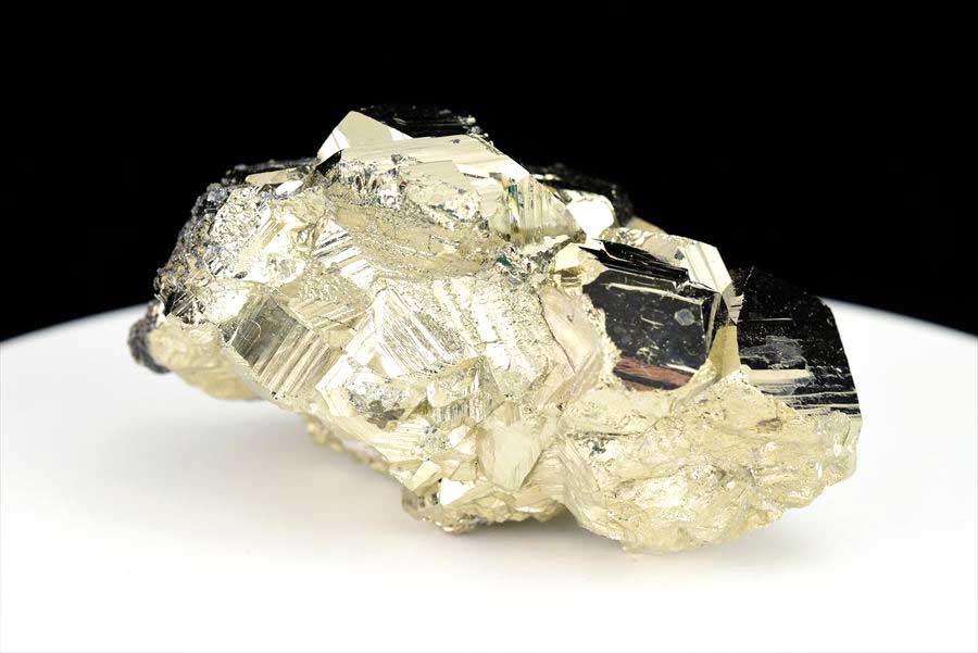 パイライト 黄鉄鉱 ペルー・ワンサラ鉱山産｜クラスター｜原石｜鉱物