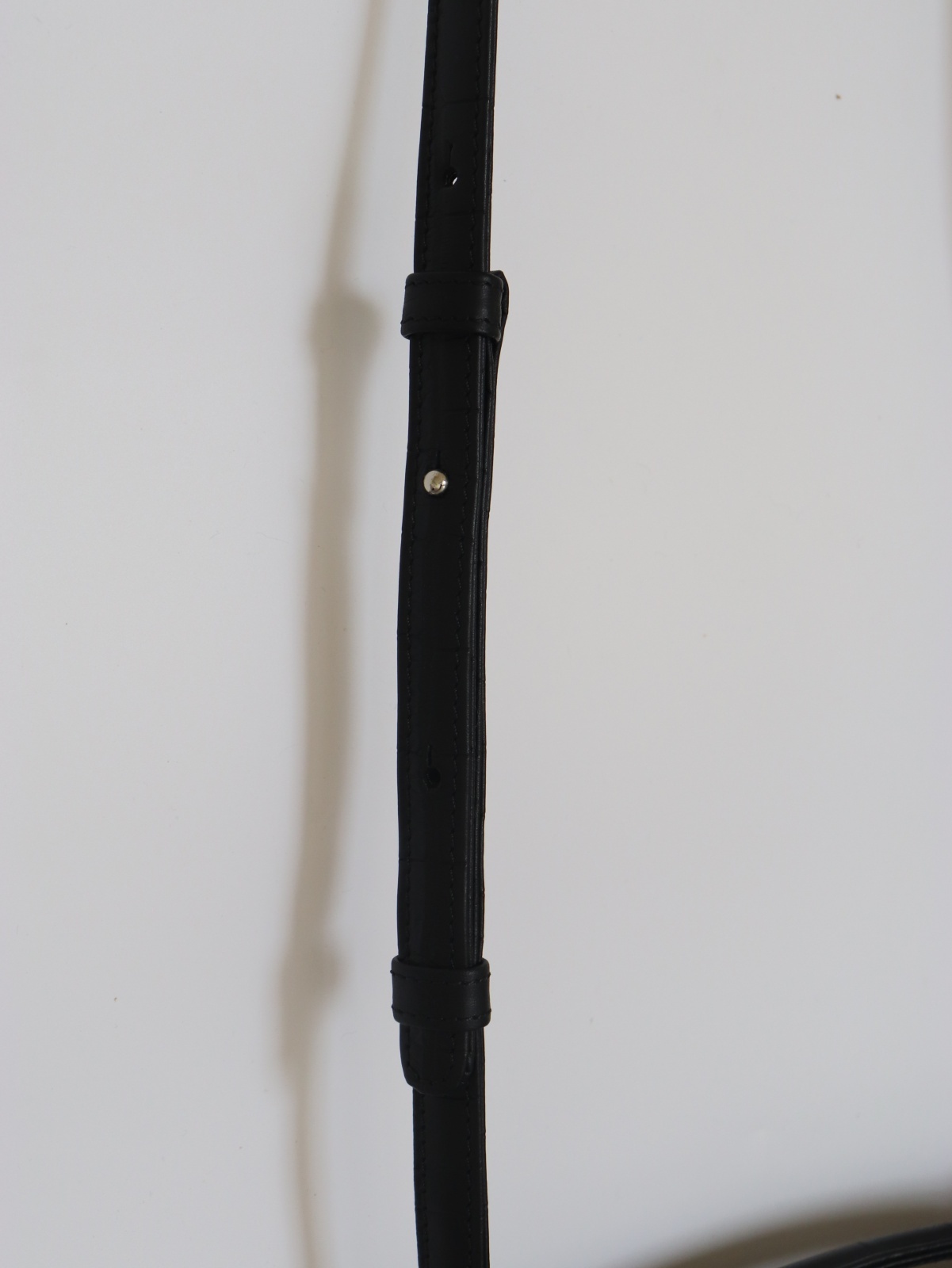 SAINT MARKS shoulder (BLACK)/クロコ型押しレザー - URBAN BOBBY