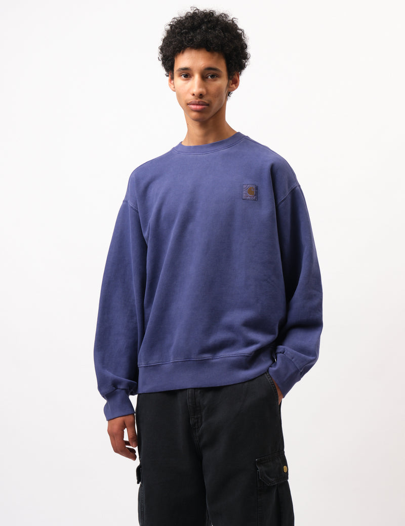 Carhartt WIP Vista Sweatshirt (Balloon) - Aura Purple | Urban